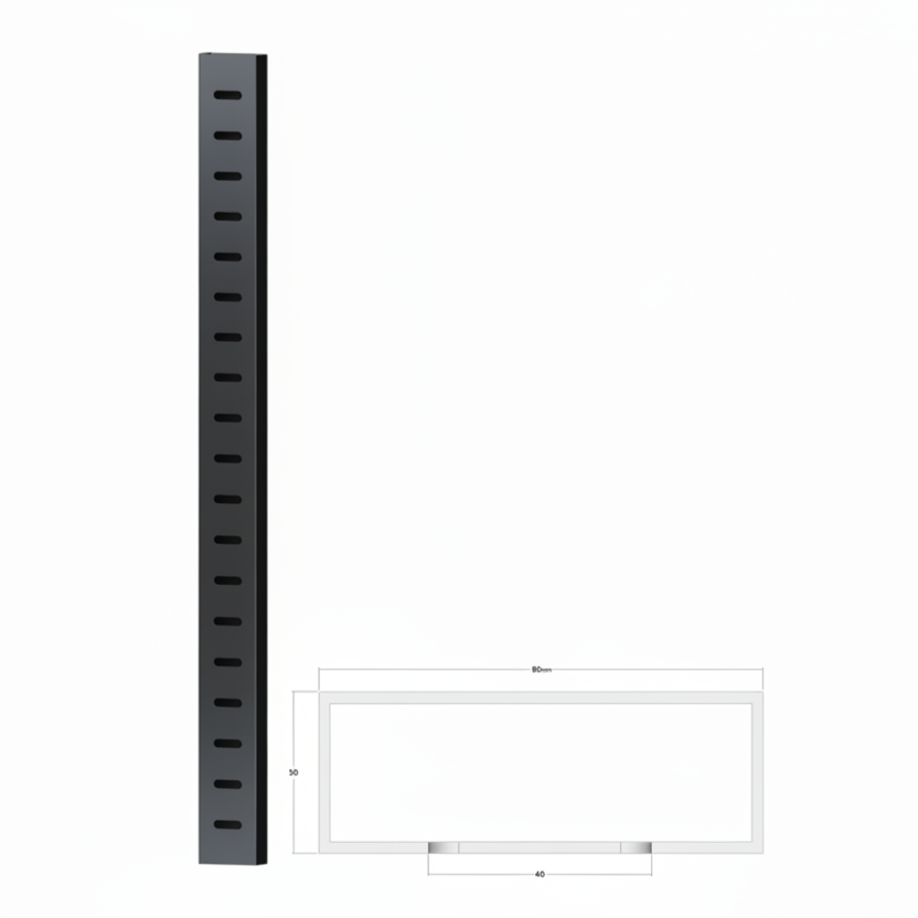 Μεταλλική κολώνα διατρήσεων ALTAIR 80x30 heavy