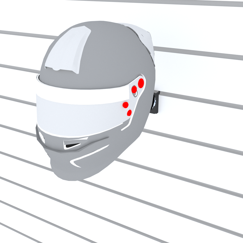 Στήριγμα κράνους ή καπέλου για SLAT