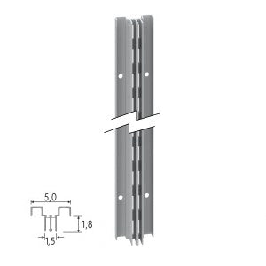 Ράγα τοίχου HIDE με διπλή διάτρηση